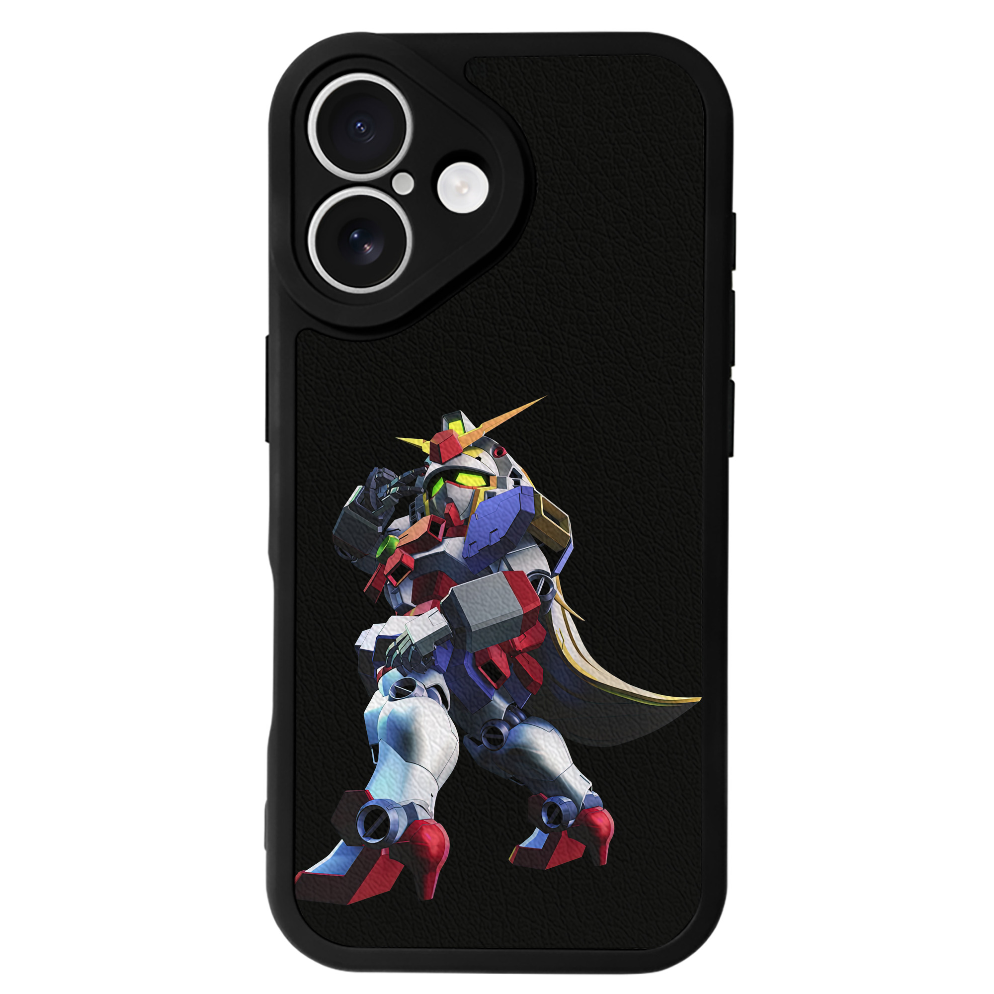 （画像用） 機動戦士ガンダム Mobile Suit Gundam 【iPhone 16シリーズ対応】シリコンスマホケース（レザー調） 材質：シリコン